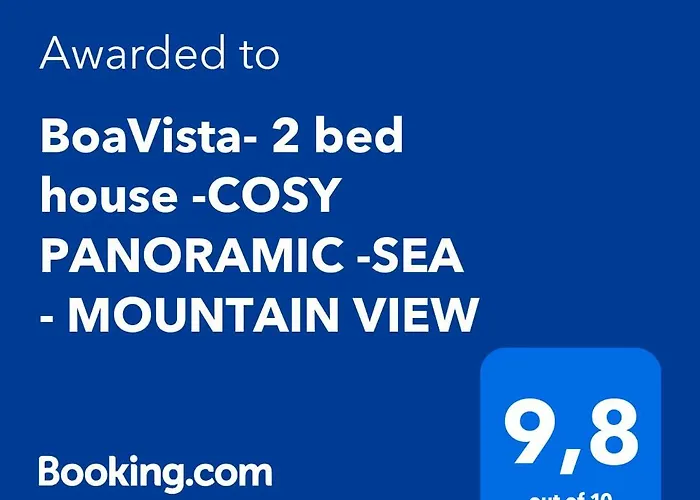 Boavista- 2 Bed House -cosy Panoramic -sea - Mountain View *